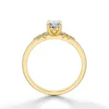 Pierścionek zaręczynowy owalny diament 0.60ct SBPZ_053